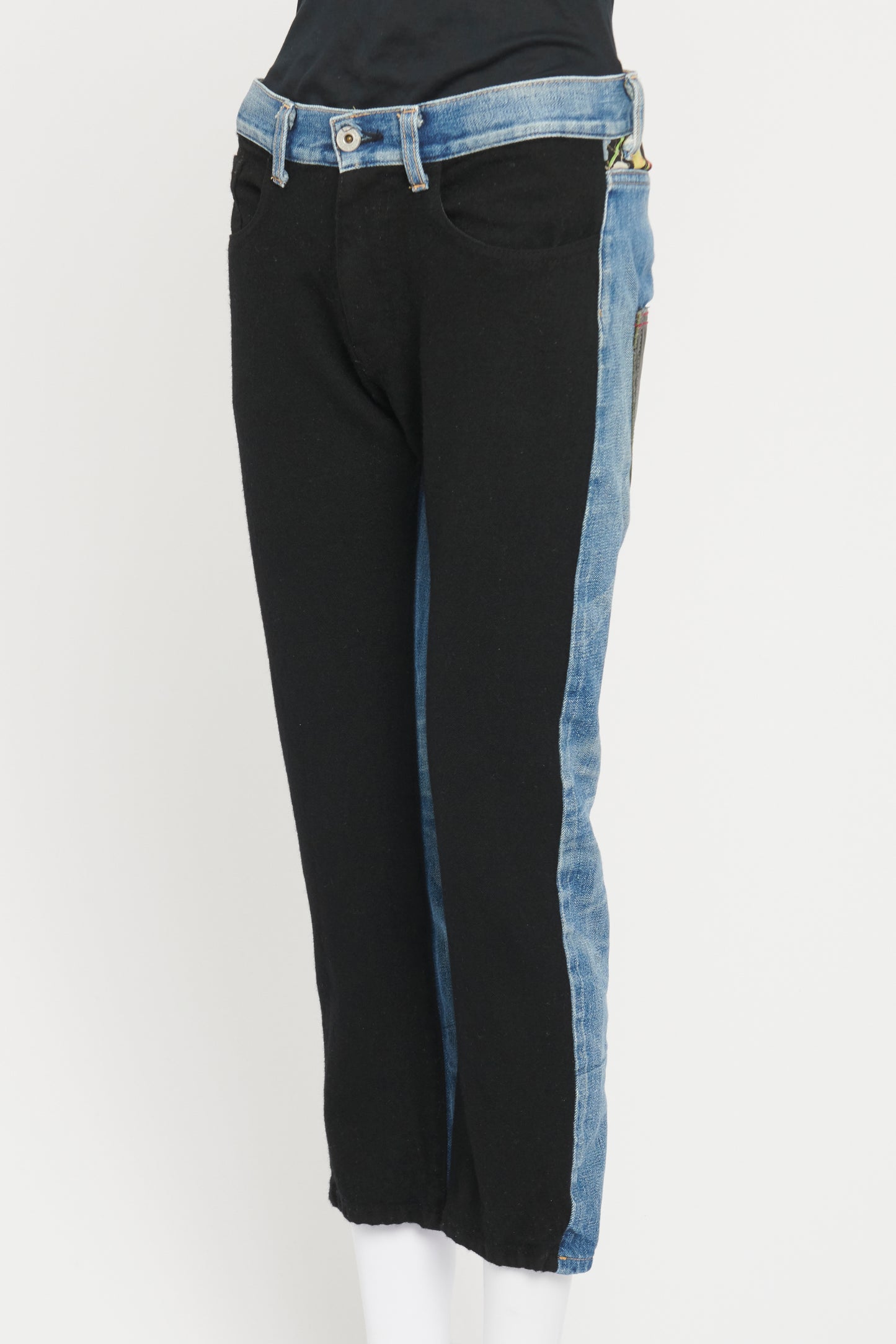 Wool Front Preowned Slim Jeans