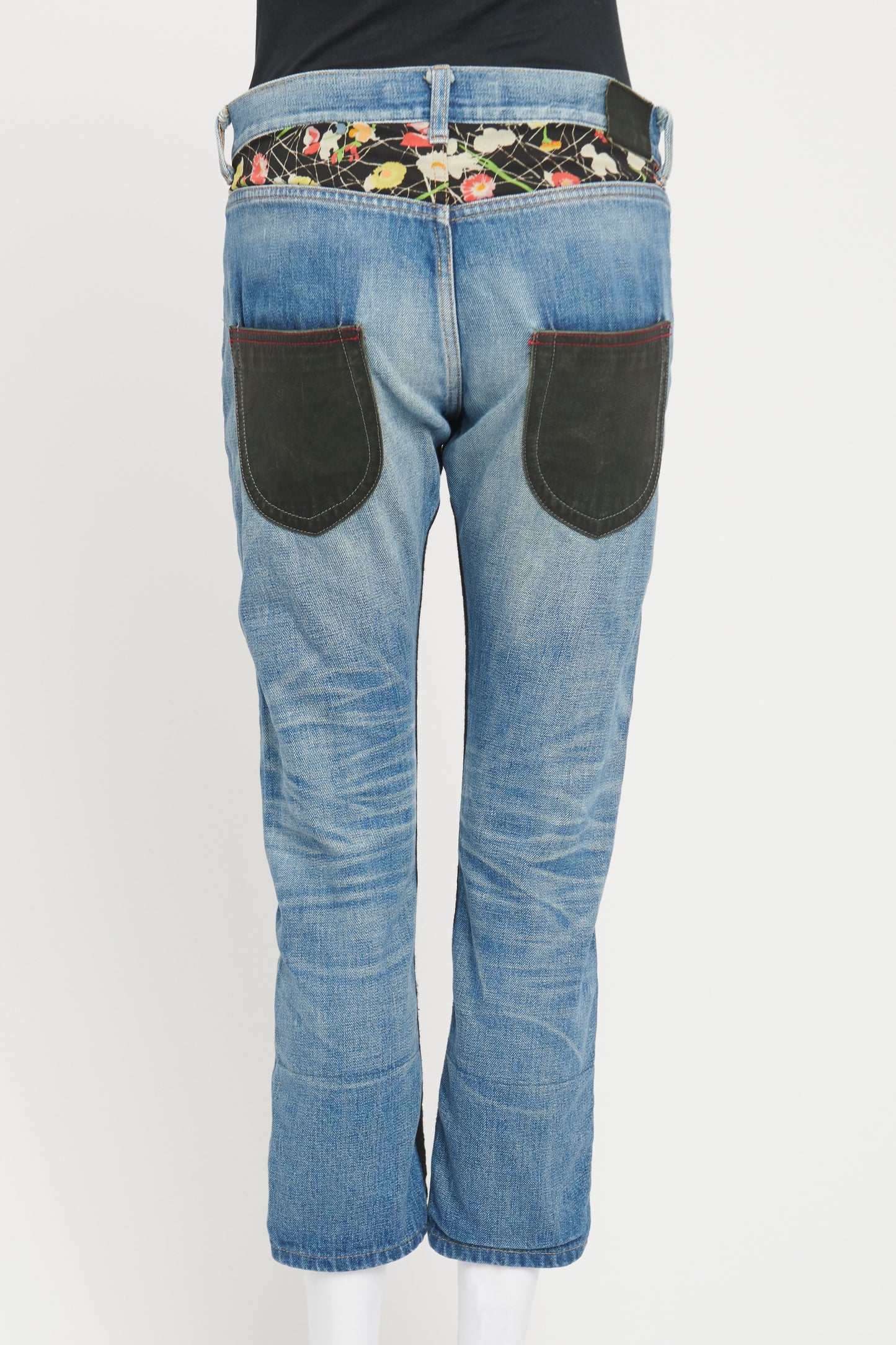 Wool Front Preowned Slim Jeans