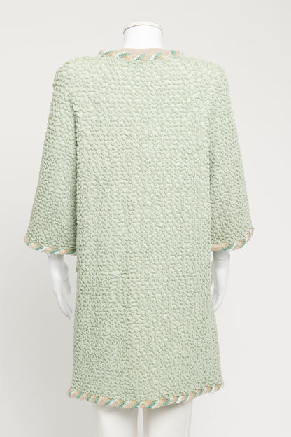 2012 Mint Green Knit Preowned Coat