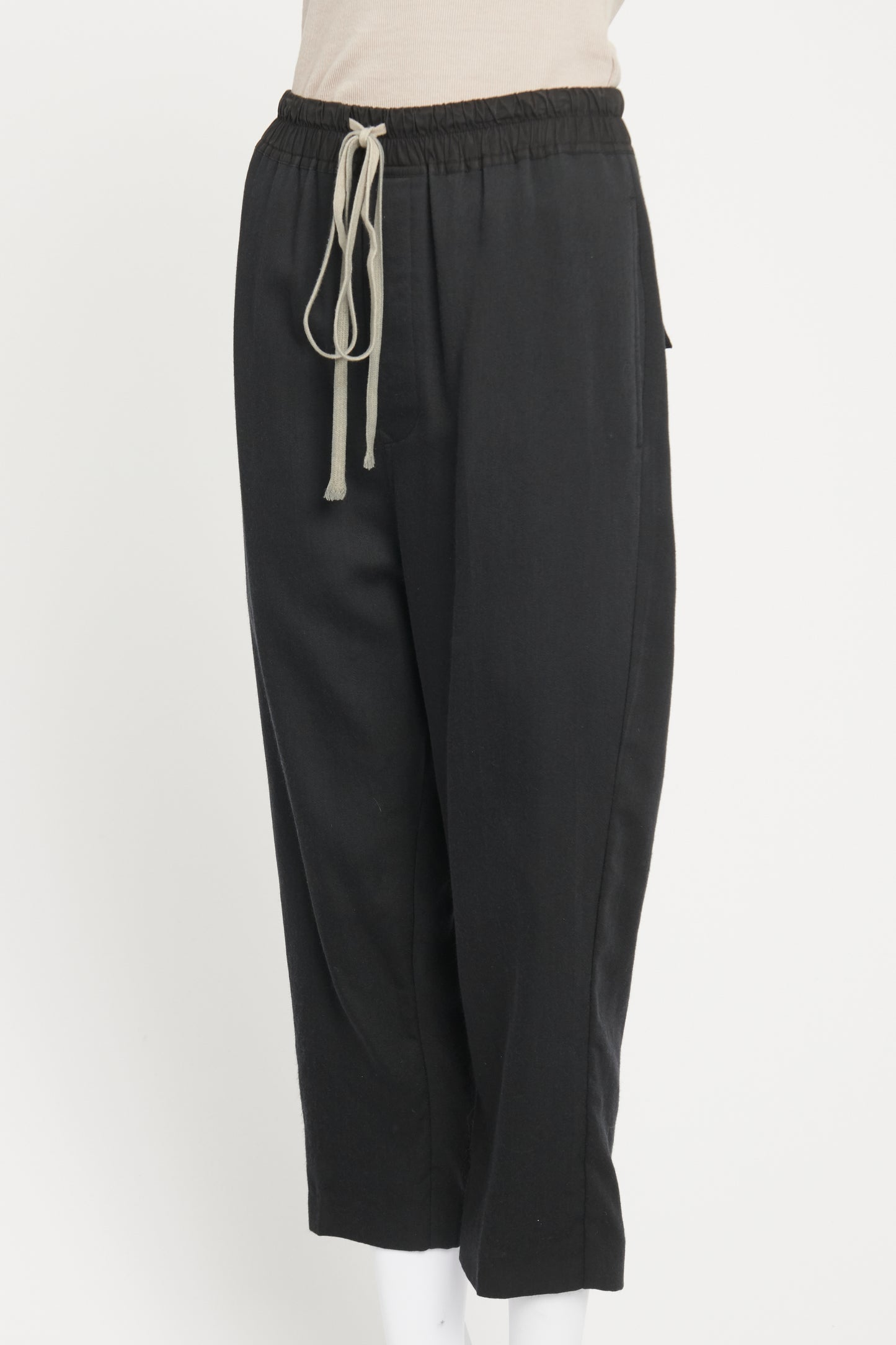 2019 Black Wool Preowned Trousers