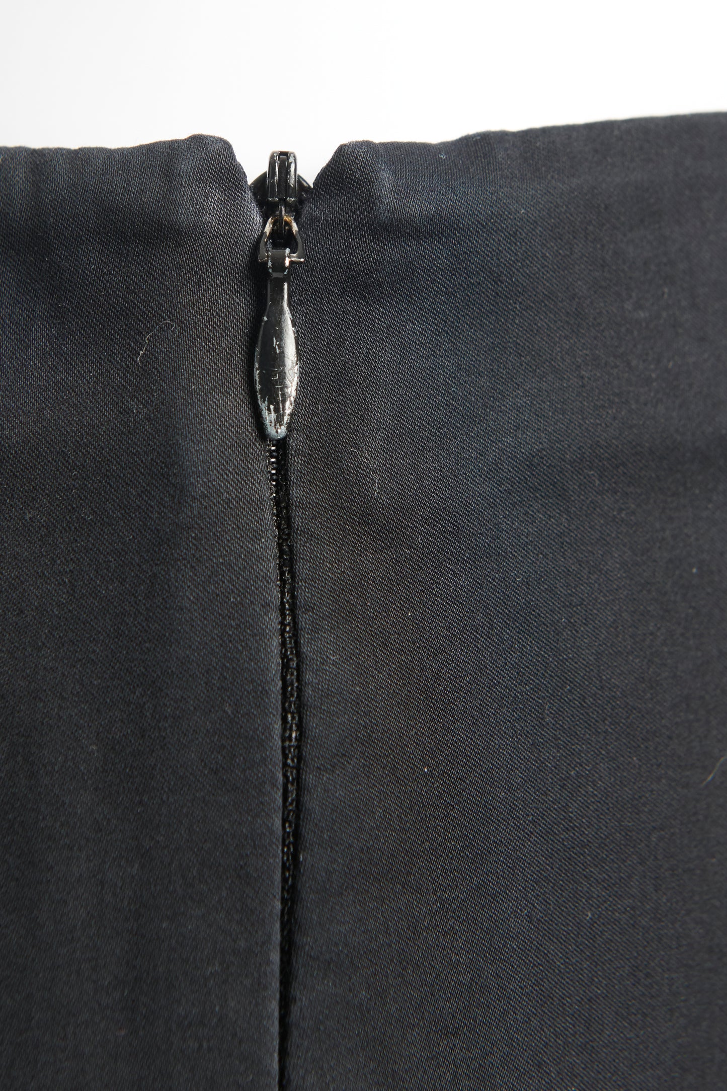 Black Preowned Trousers With Side Zip