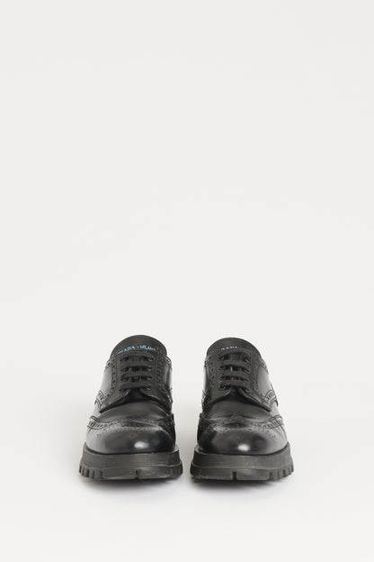 Black Leather Brogues