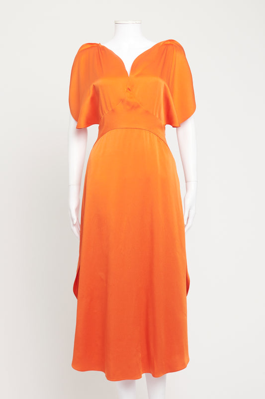 Orange Preowned Paulina Dress