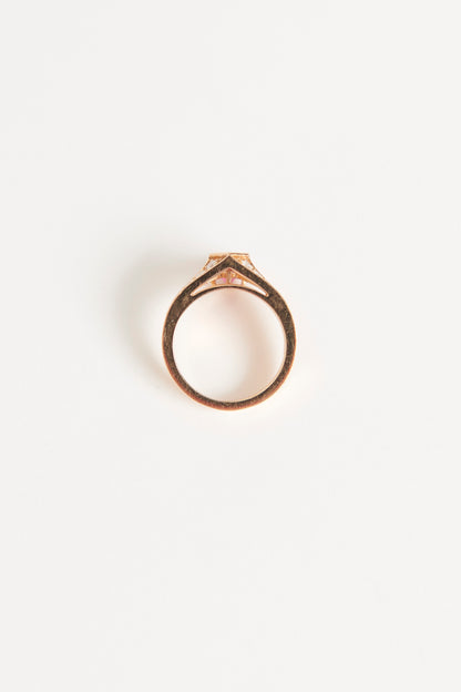 Pink 18K Rose Gold Joséphine Tiara Rubellite and Diamond Preowned Ring