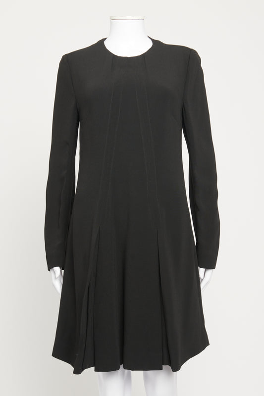 Black Preowned A-Line Dress