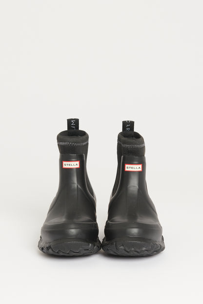Black Rubber Preowned Hunter Boots