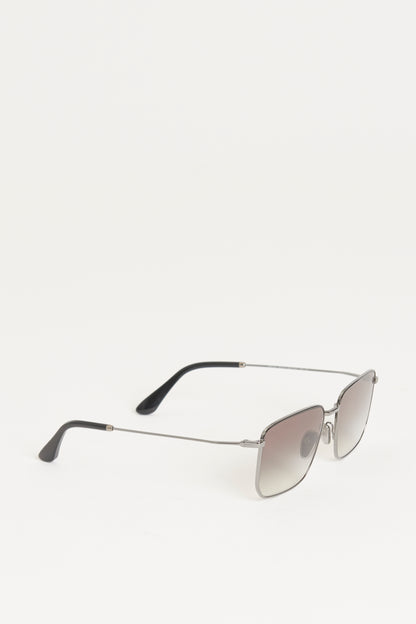 PR52Y Black Square Lens Preowned Sunglasses