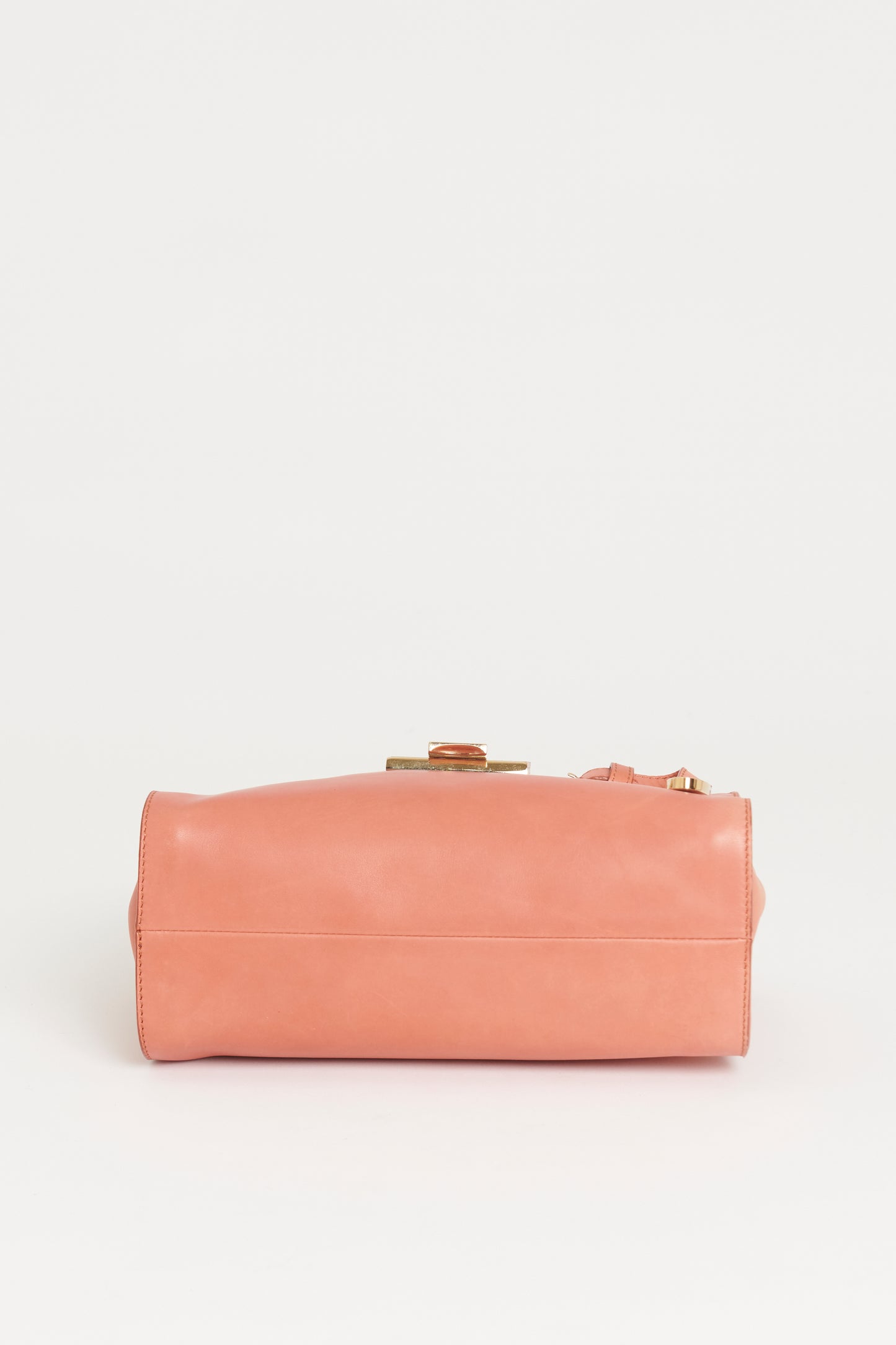 Pink Leather Preowned Robbin Handbag