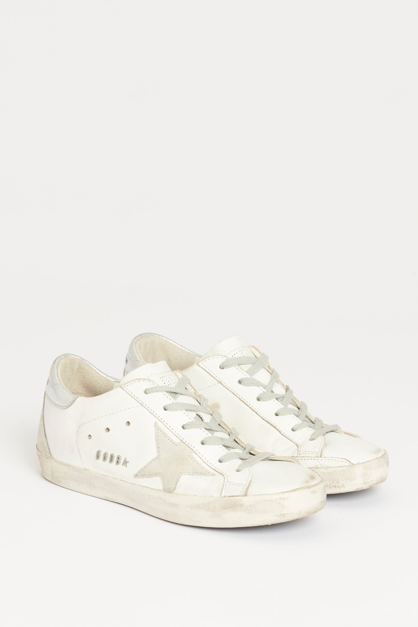 White Leather Superstar Preowned Sneaker