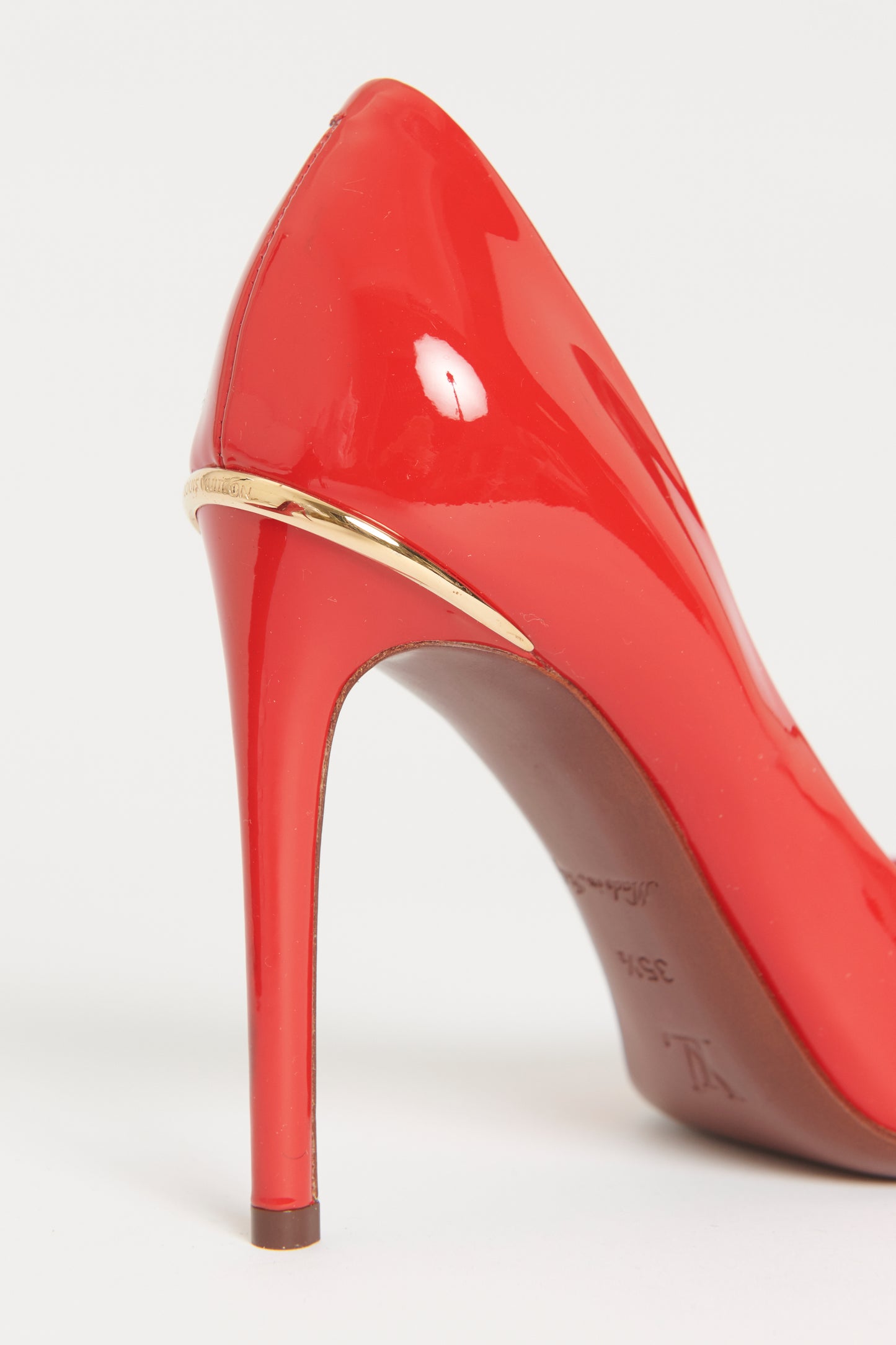 Red Patent Leather Preowned Heels