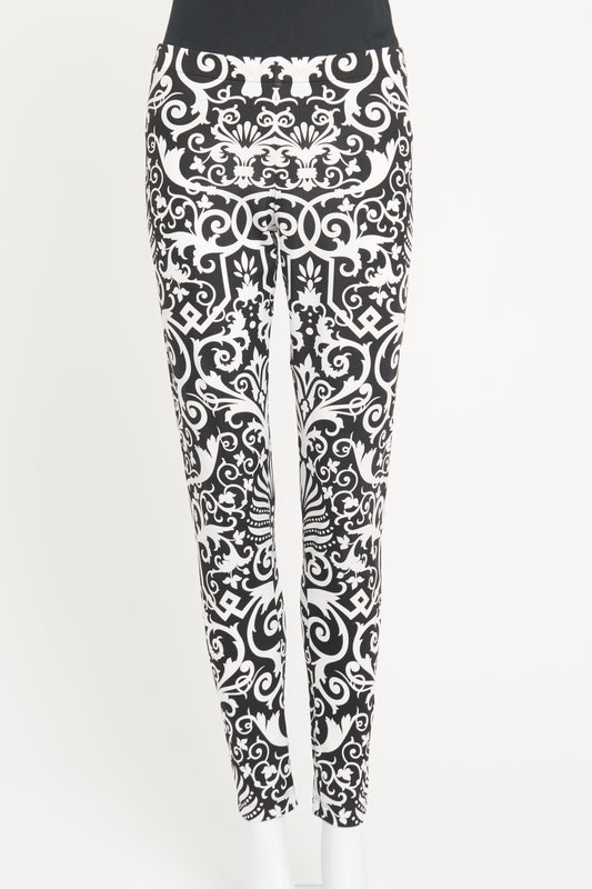 Black and White Limited Edition Preowned Leggings