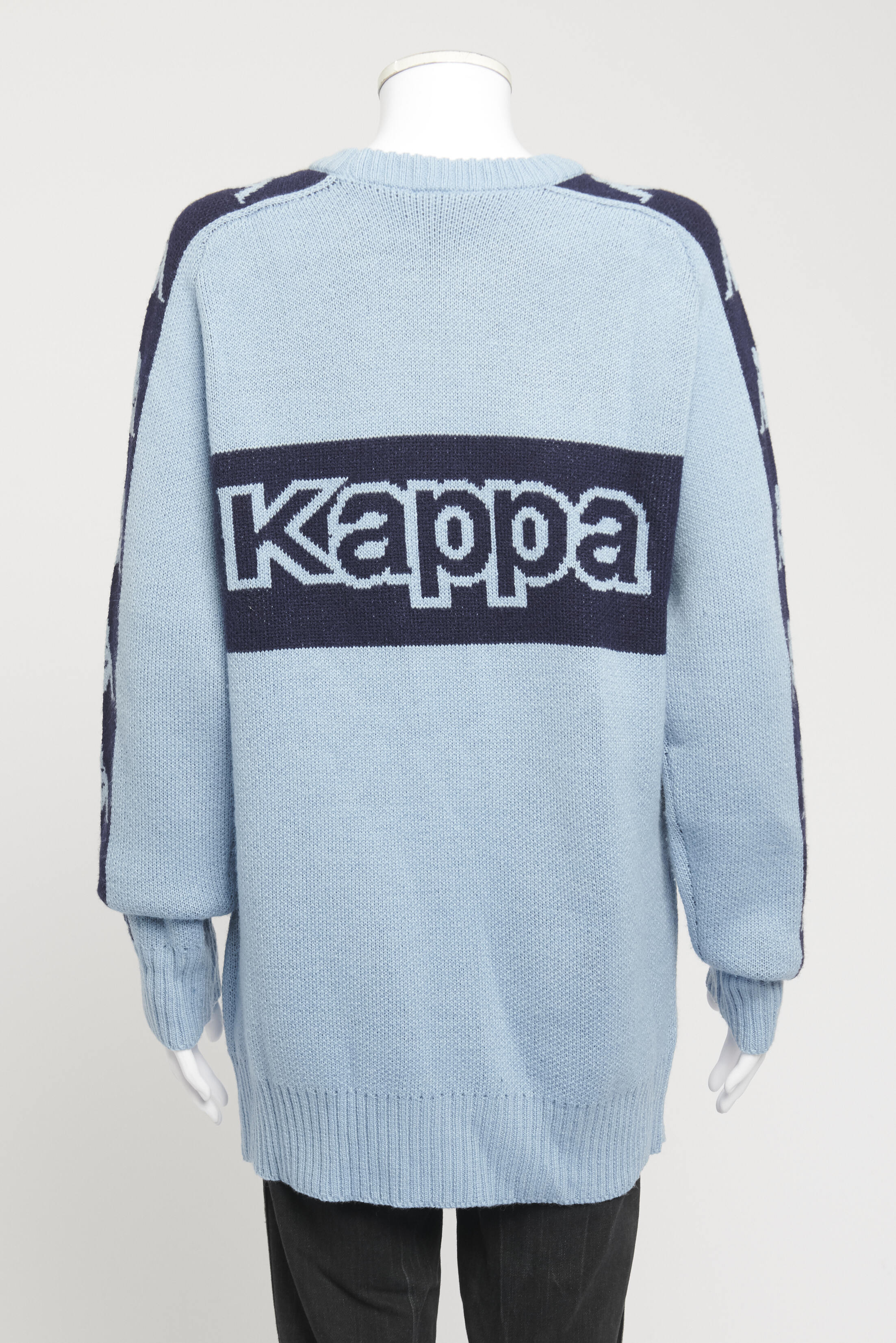 Blue hot sale kappa jumper