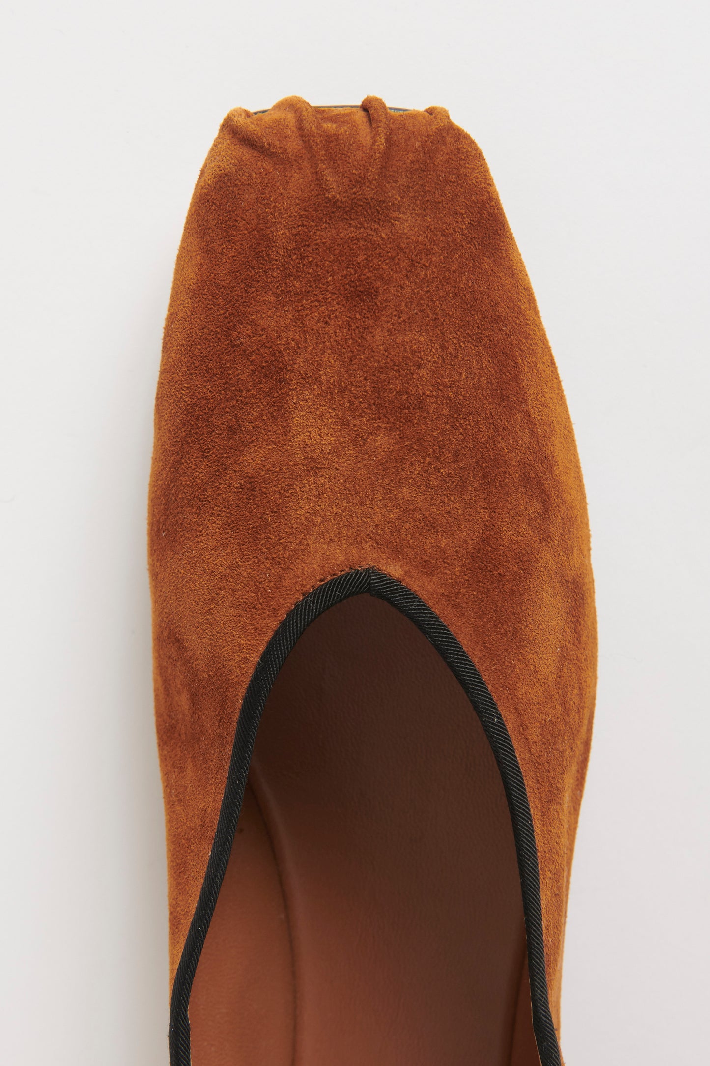 Brown Suede Preowned Ballet Flats