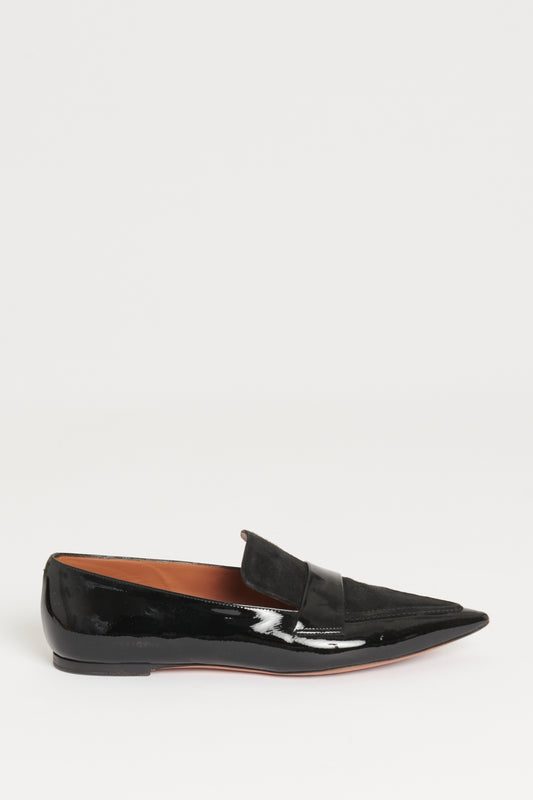 Black Patent Leather Preowned Flats