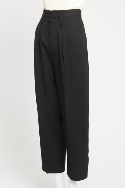 Black Wool Racomisl Preowned Trousers