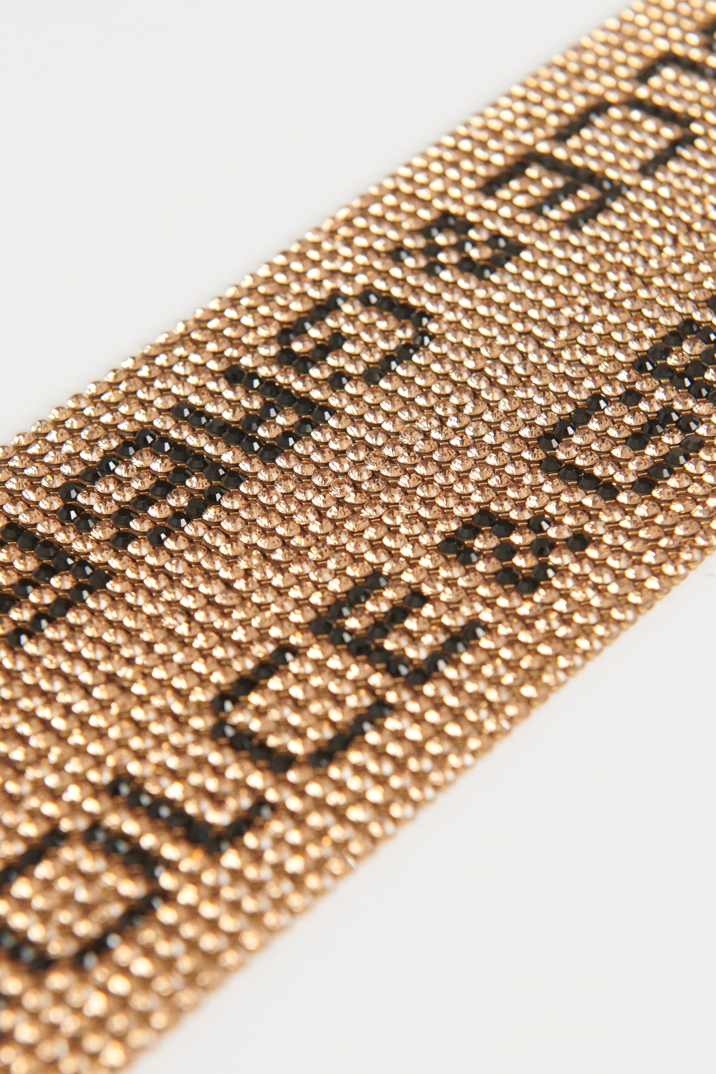 Gold Logo Chainmail Preowned Logo Belt