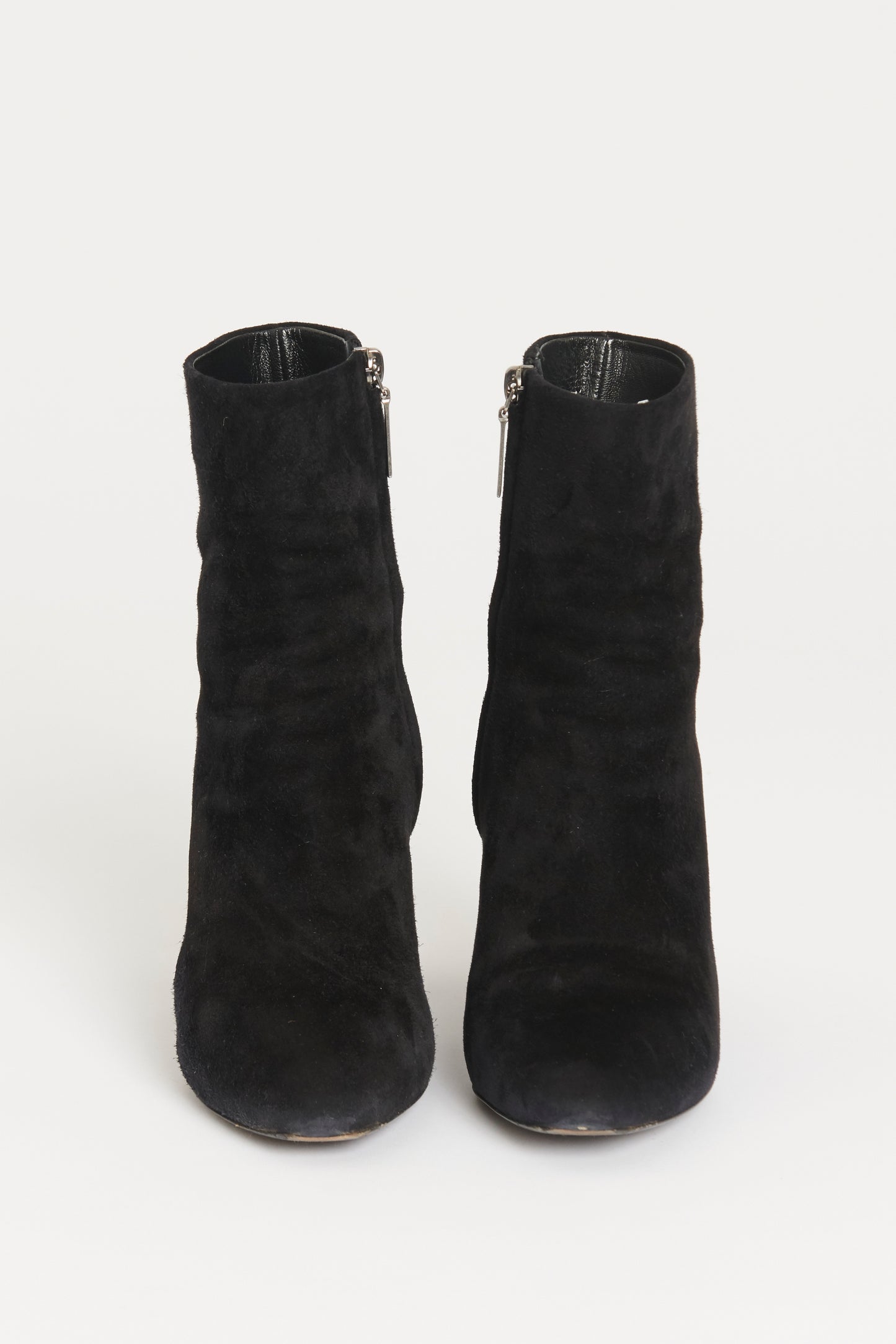 Black Suede Lou Preowned Ankle Boots