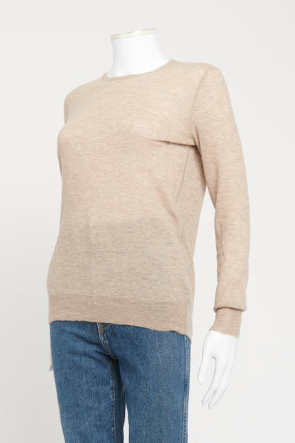 Oatmeal Cashmere Preowned Lightweight Jumper