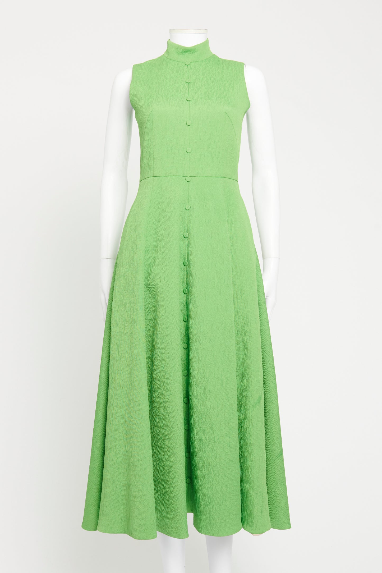 Green Polyester Blend Preowned Shelia Dress