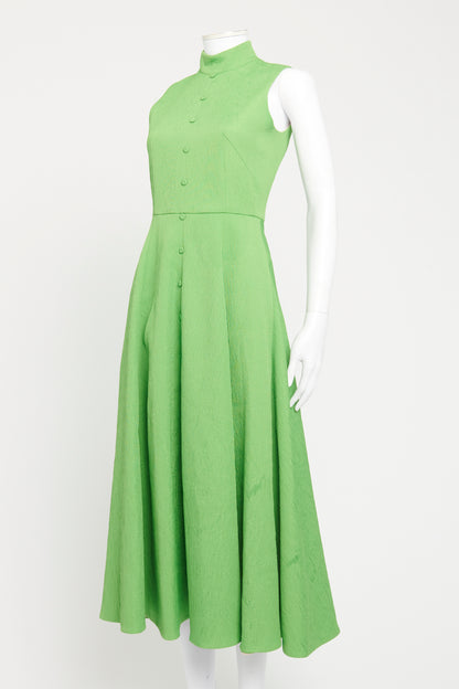 Green Polyester Blend Preowned Shelia Dress