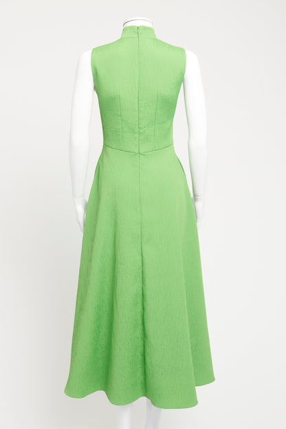 Green Polyester Blend Preowned Shelia Dress