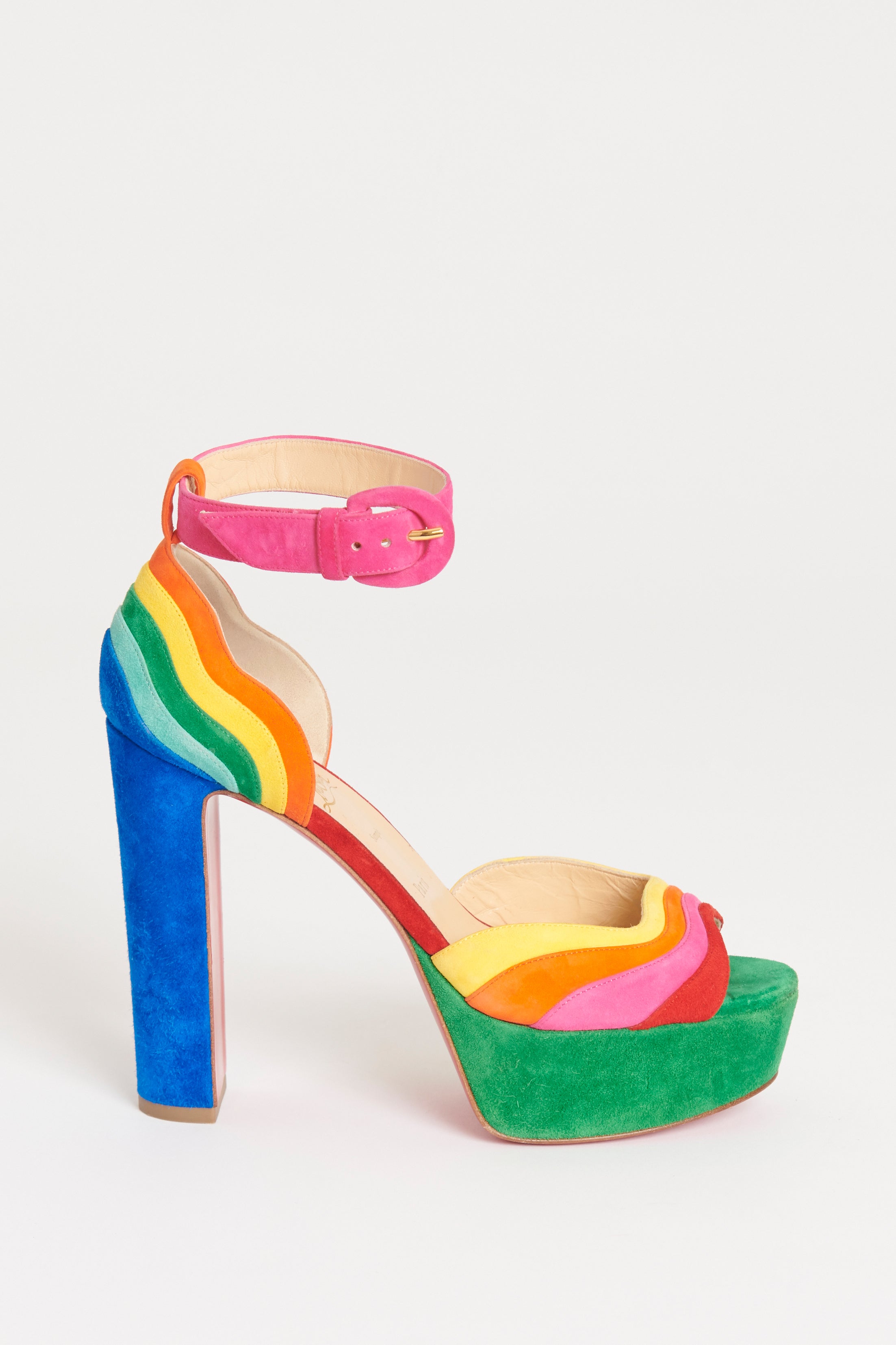 Degratissimo rainbow deals platform sandal