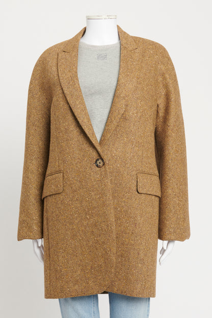 Brown Tweed Preowned Blazer