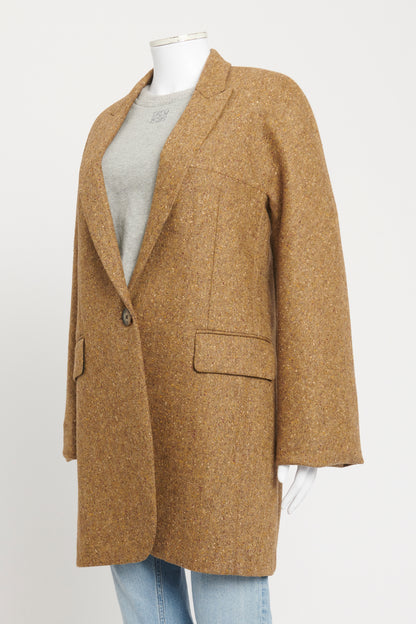 Brown Tweed Preowned Blazer