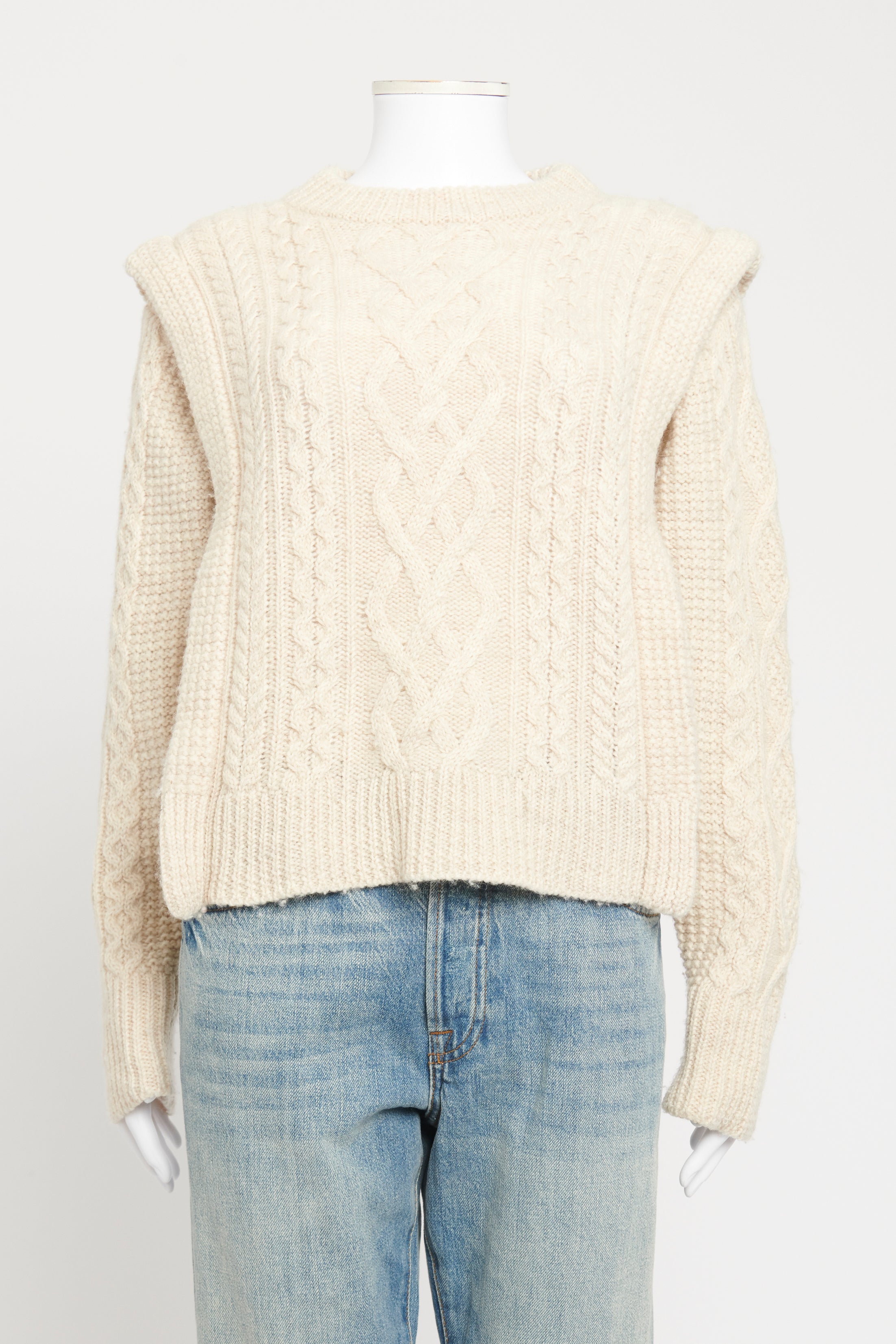 Isabel marant étoile discount tayle cable knit jumper