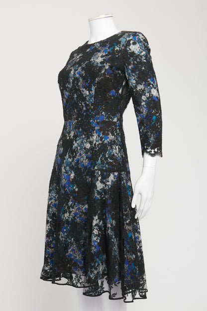 Black Lily Pelham Floral Preowned Dress