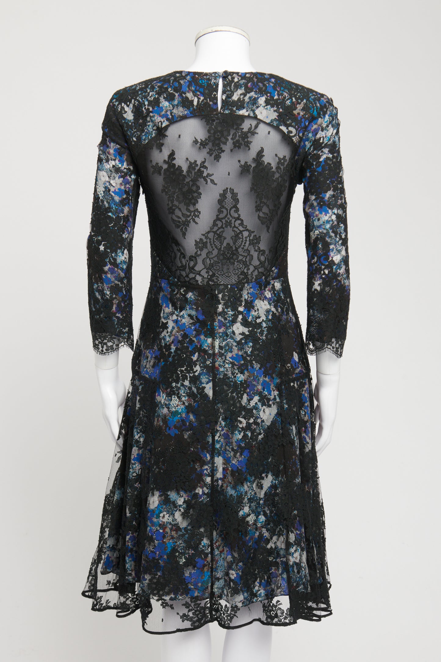 Black Lily Pelham Floral Preowned Dress