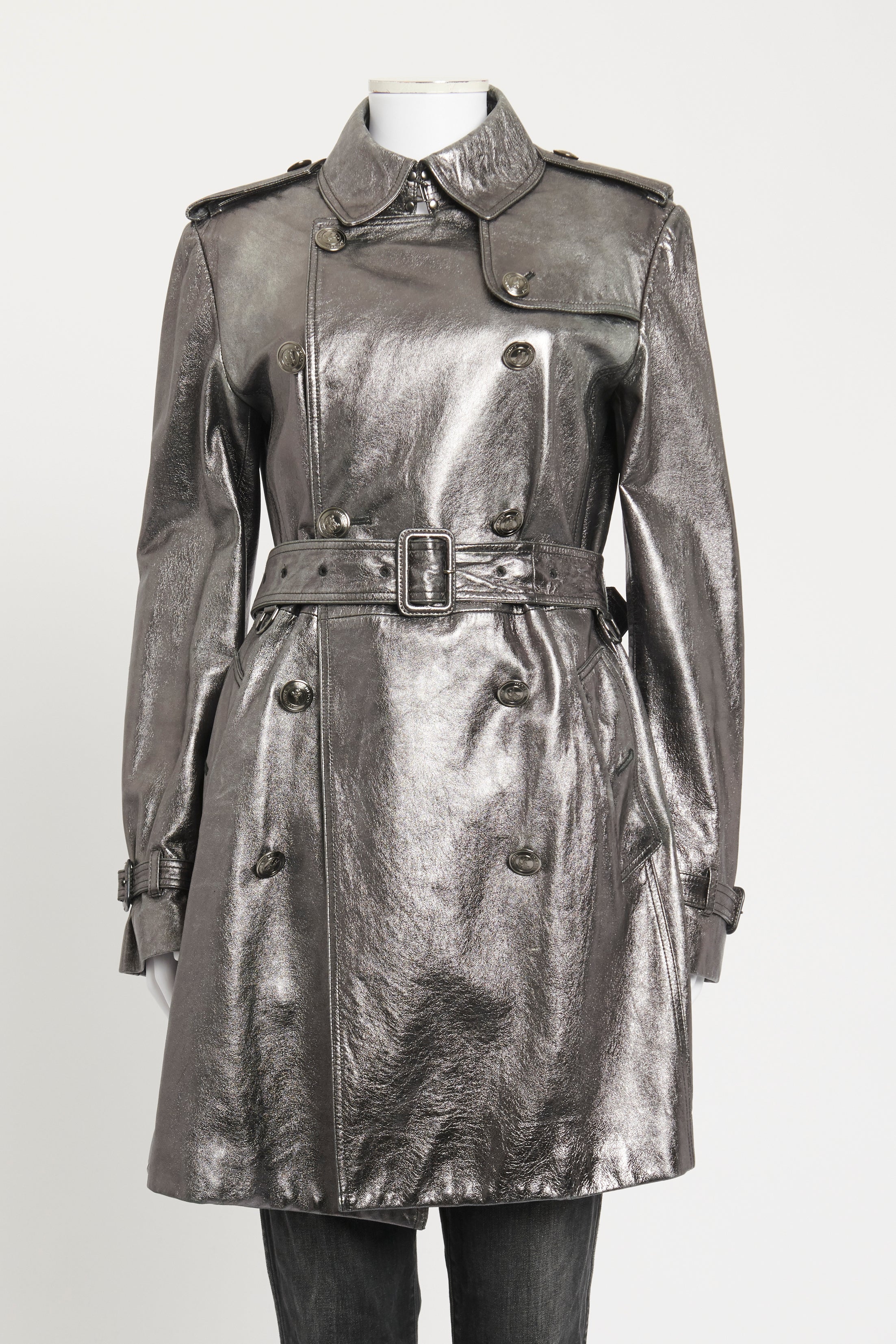 Burberry lambskin trench hotsell