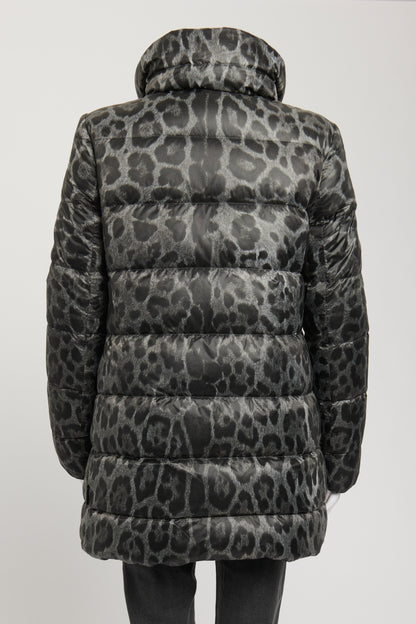 Black Nylon Preowned Reversible Alimede Coat