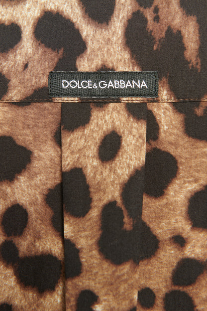 Animal Print Cotton Preowned Shirt