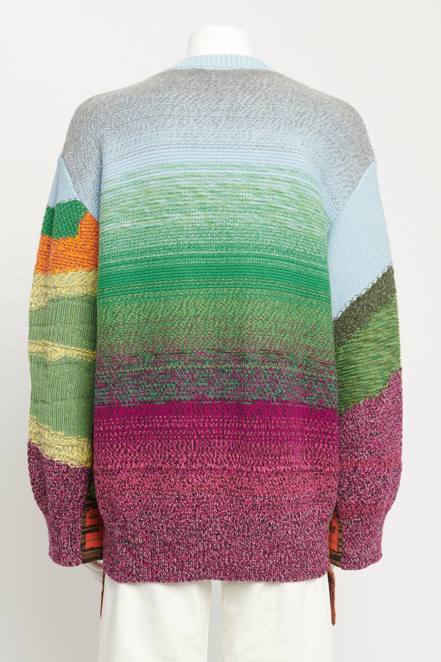 2023 Multicoloured Wool & Cotton Blend Preowned Tree of Life Jacquard Jumper