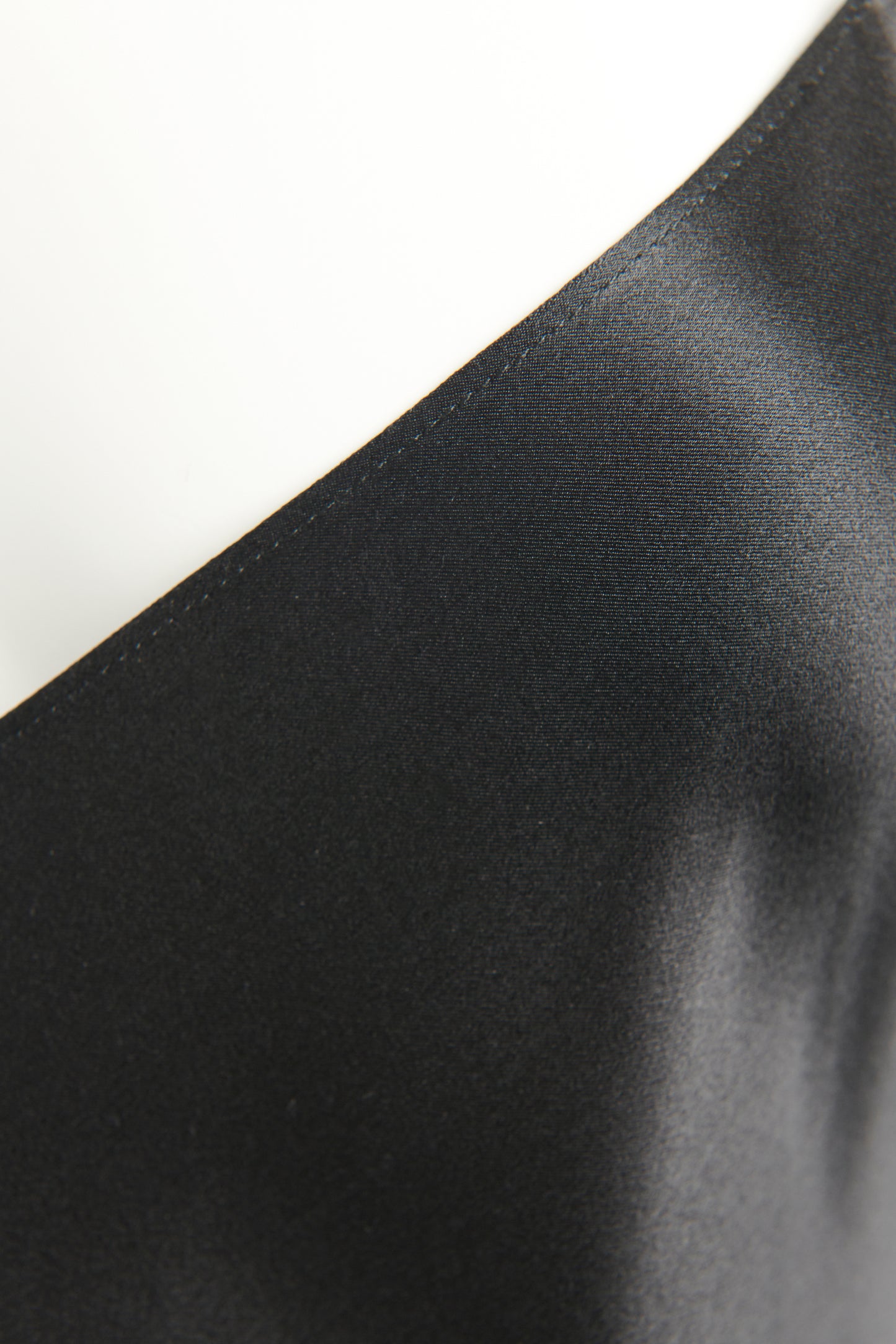 Black Silk-Satin Preowned Slip Dress