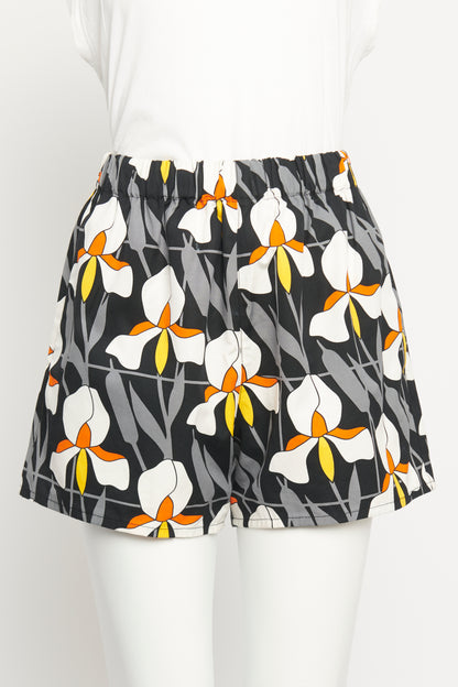 2020 Orchid Print Cotton Preowned Shorts