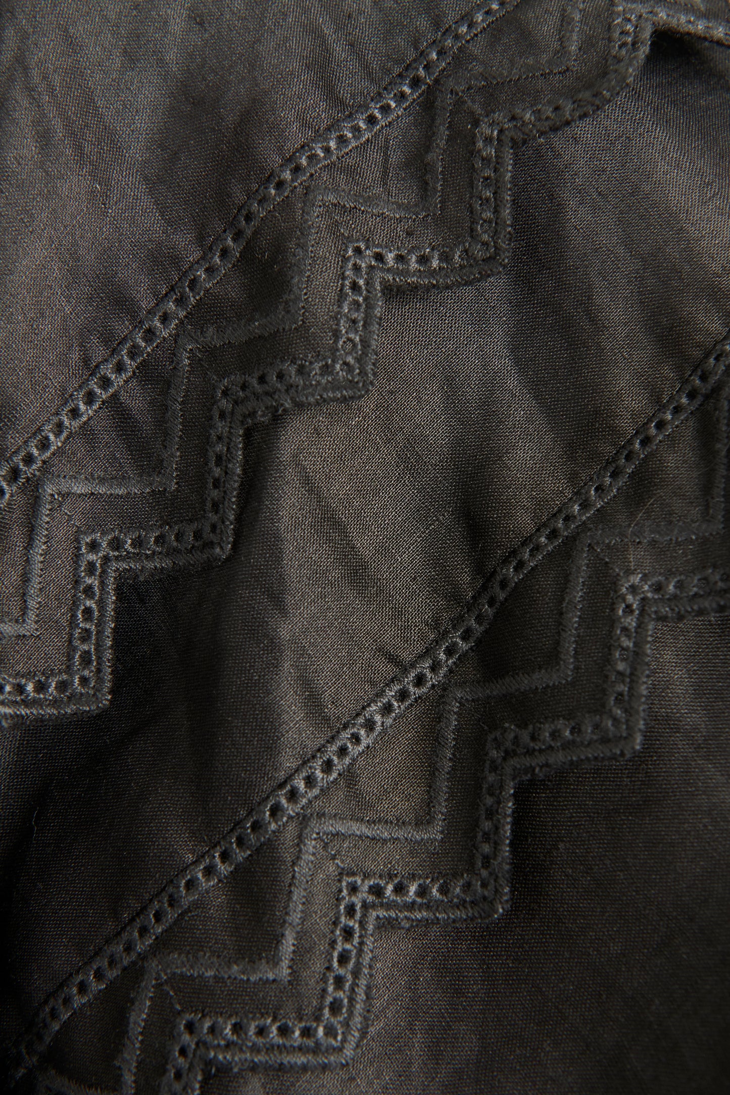 Black Linen Preowned Raglan Sleeve Mini Dress