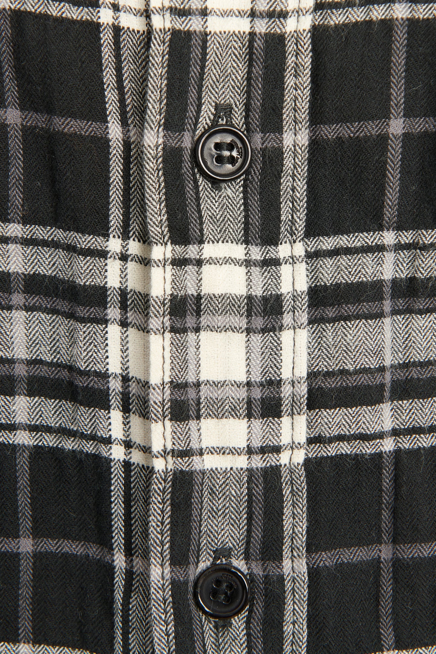 2018 Monochrome Cotton Blend Preowned Check Flannel Shirt