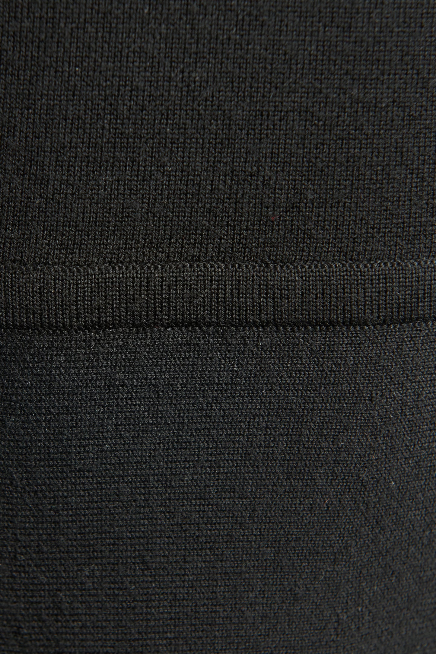 Black Wool, Cashmere & Silk Blend Preowned Seymore Flare Midi Dress