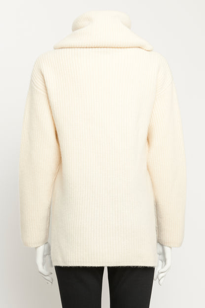 Cream Cashmere High Neck Preowned Jumper