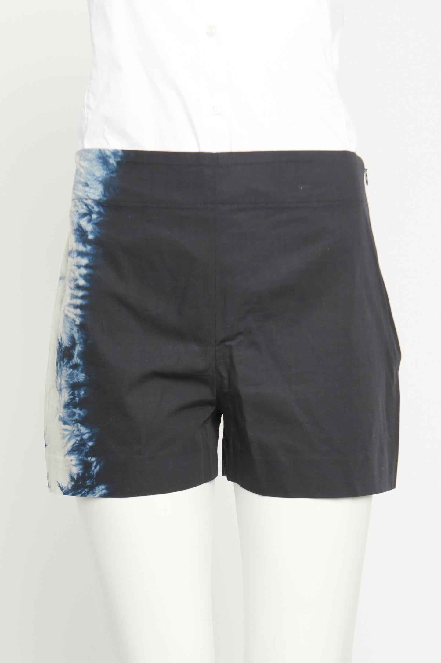 2020 Navy Cotton Tie Dye Preowned Shorts