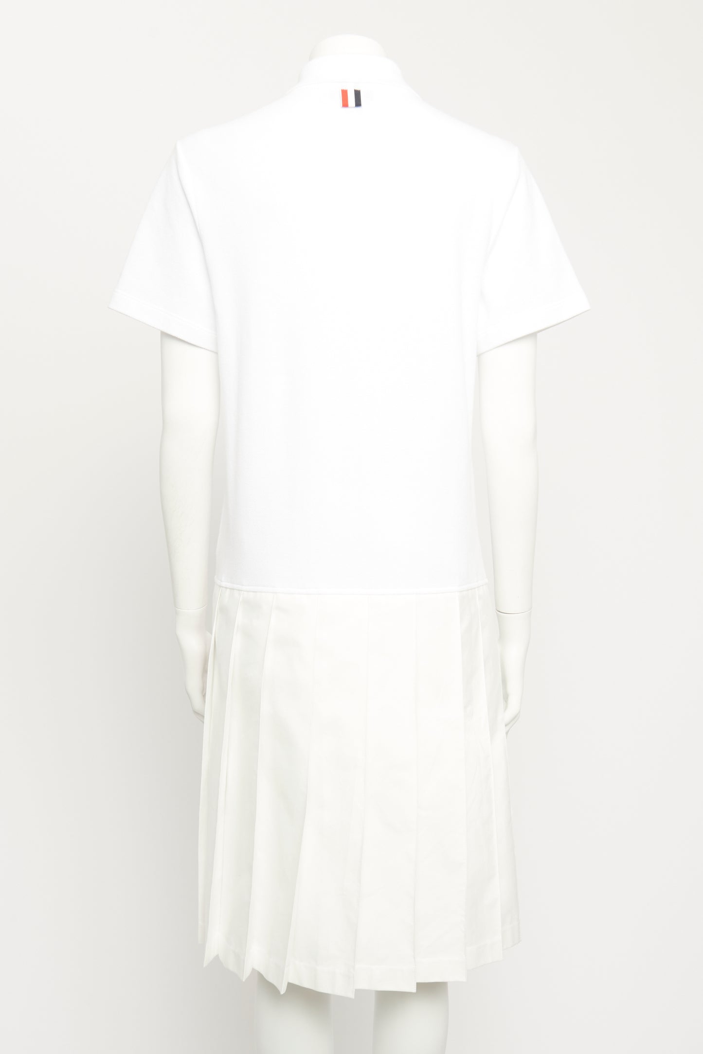 White Asymmetric Preowned Tennis Dress