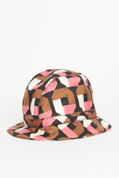 Pink Silk Preowned Bucket Hat