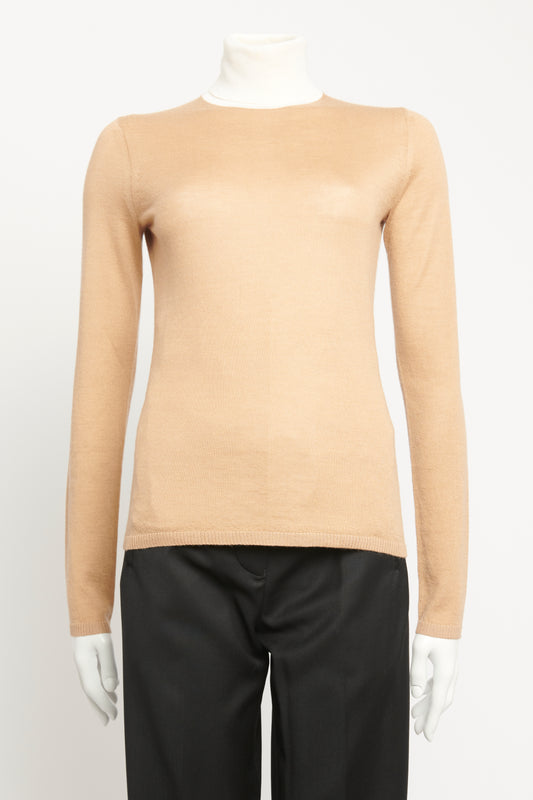 Cashmere Lightweight  Preowned Turtle Neck Knit