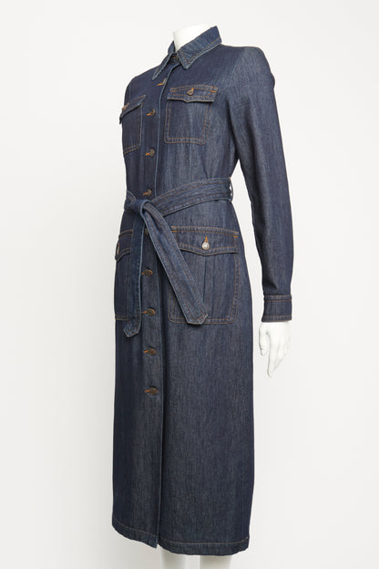 2023 Denim Preowned Utility Shirt Dress