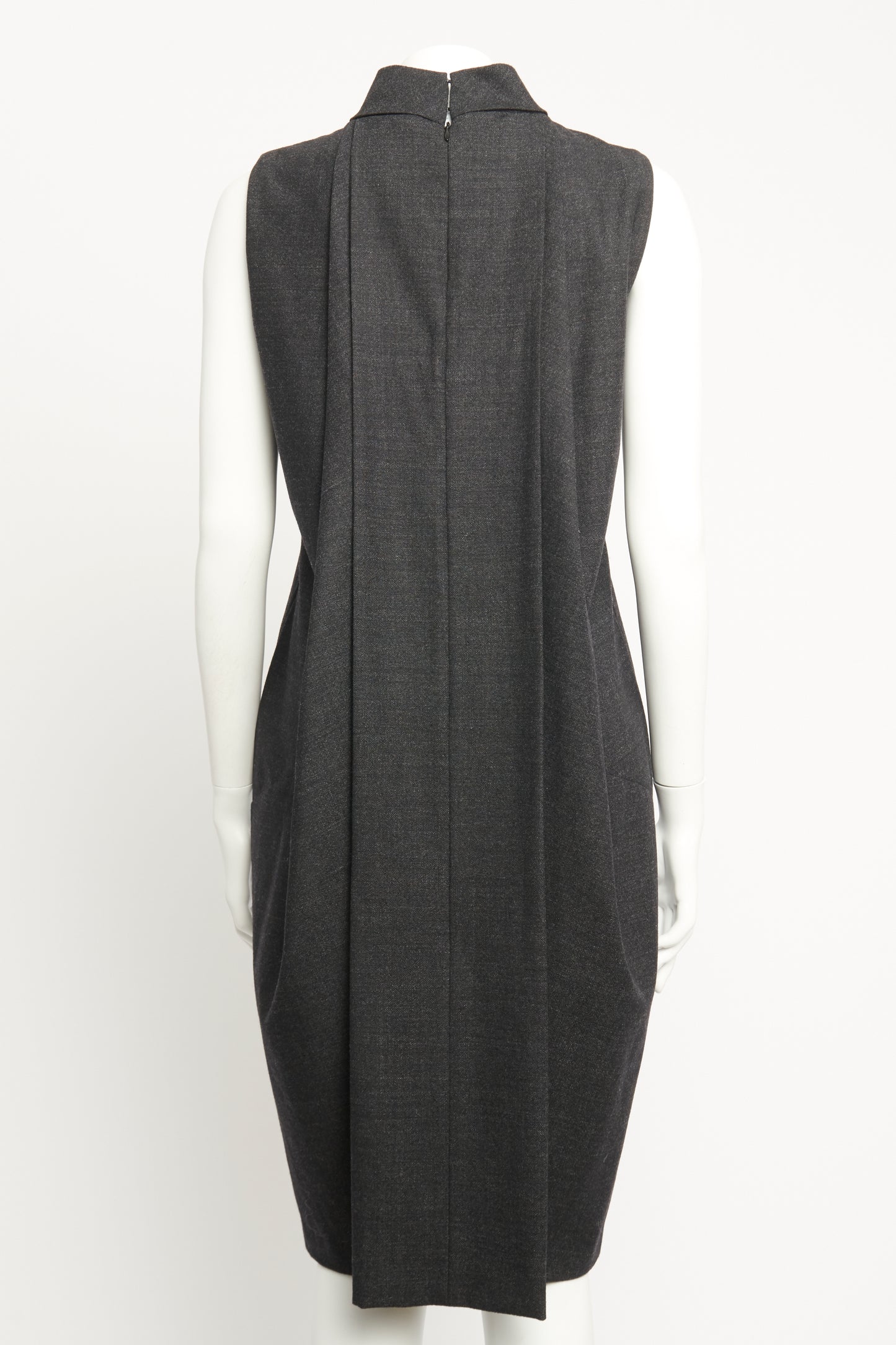 2016 Galliano Aline Wool Roll Neck Preowned Dress