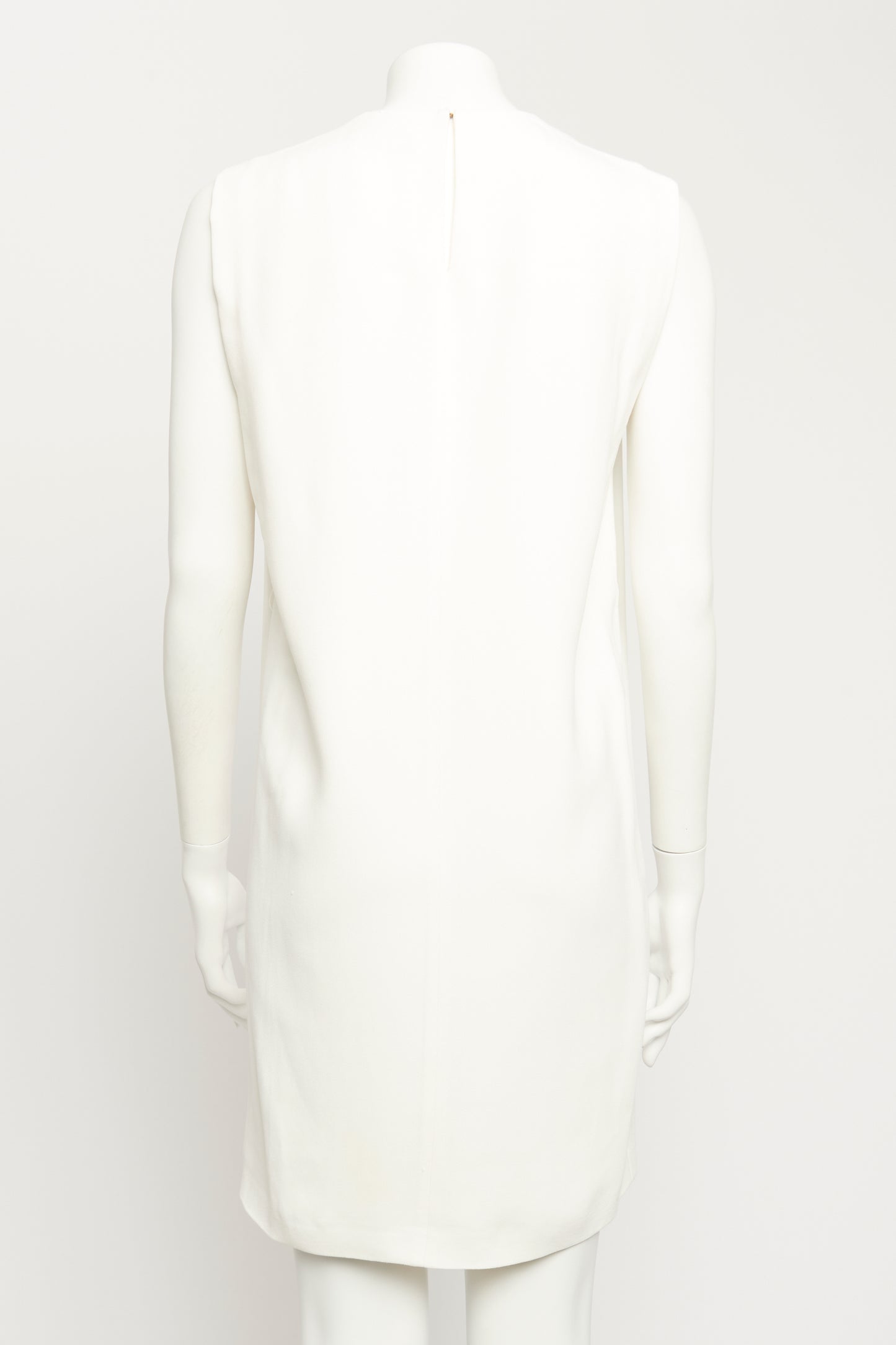 Ivory Midi Preowned Shift Dress