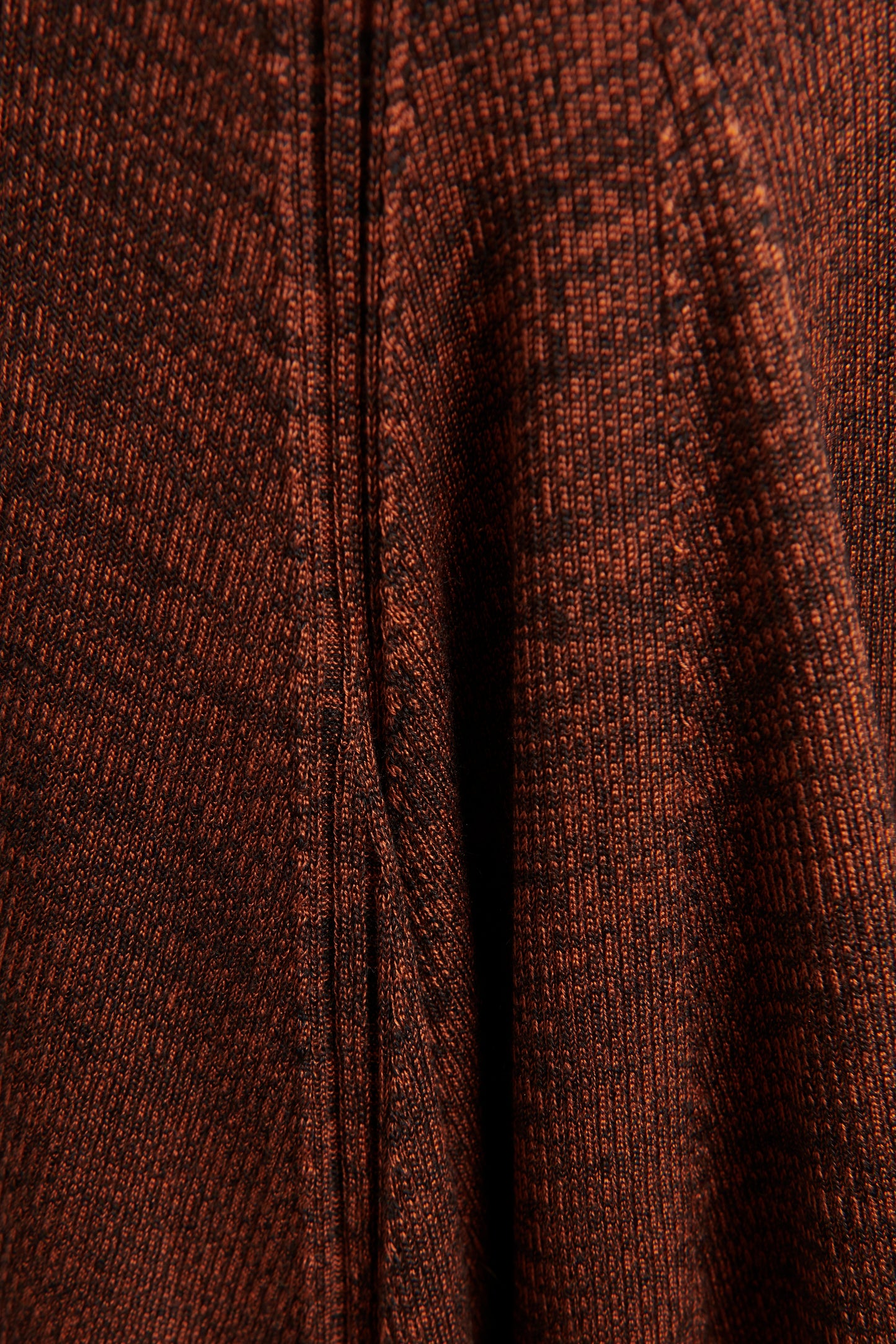 Rust Stretch Knit Preowned Midi