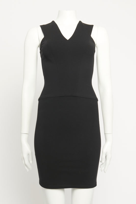 Black Stretch Preowned Mini Dress